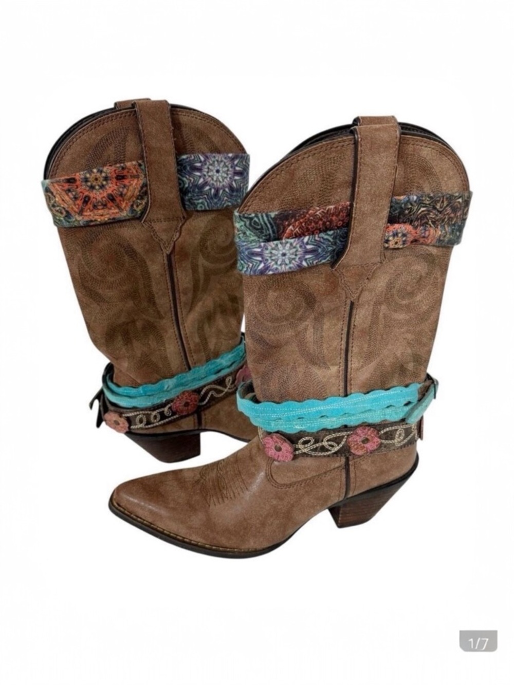 Durango Crush‎ 12” Lifestyle Womens Accessory Western Cowboy Boot Size 6.5